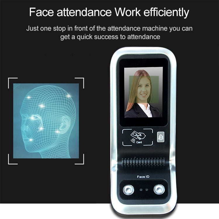 Realand TF01 2.8 inch TFT Touch Screen Face Fingerprint Time Attendance Machine