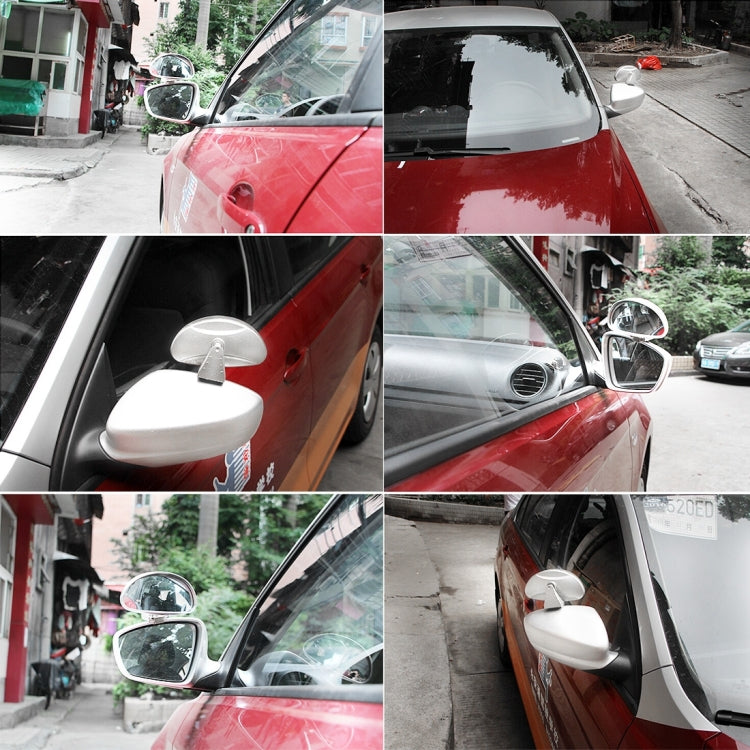 Rear View Blind Spot Mirror Universal Adjustable Wide Angle Auxiliary Mirror