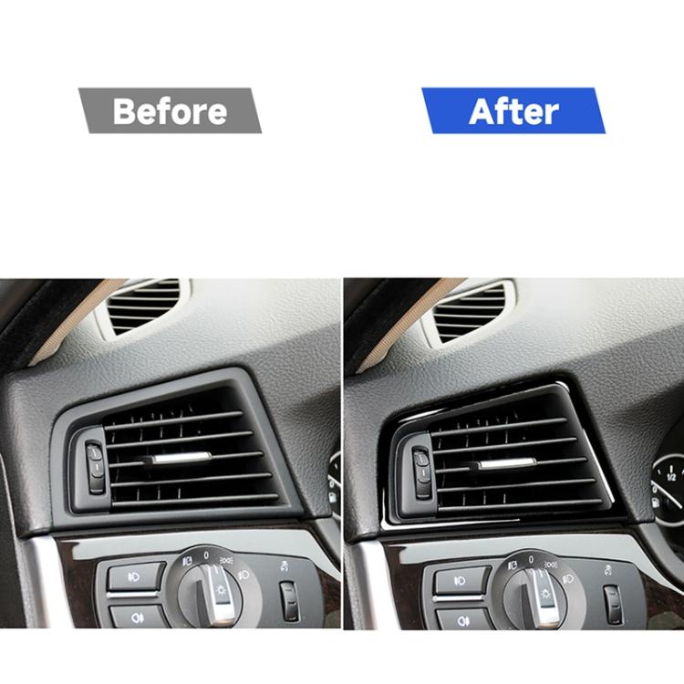 For BMW 5 Series F10 2011-2017 Car Side Air Outlet Frame Decorative Sticker,Left Drive, Side Air Outlet Frame,Left Drive