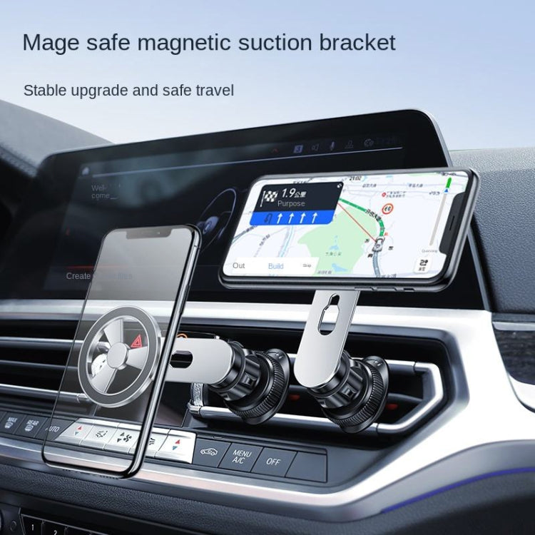 F73 MagSafe Magnetic Suction 360 Degree Rotating Car Phone Holder