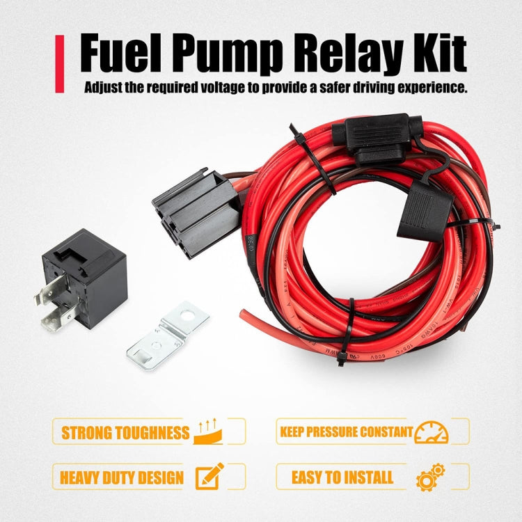 Universal 12V Electric Fuel Pump Relay Kit