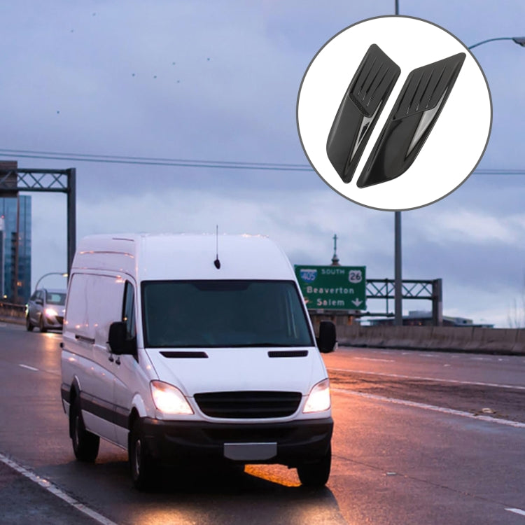 HD-713 1 Pair Car Hood Decorative Stickers Fender Air Vents Sticker