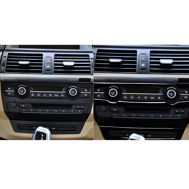 Car Air Conditioner Decorative Sticker Set for BMW E70 X5 2008-2013 / E71 X6 2009-2014, Left and Right Drive Universal