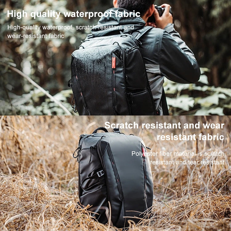 PGYTECH P-CB-020 2 in 1 Waterproof Shockproof Outdoor Dual Shoulders Backpack + Single Shoulder Bag