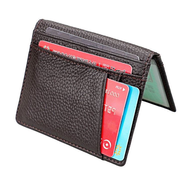 KB173 Ultrathin Litchi Texture Leather Card Holder Certificate Bag