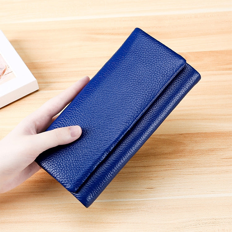 3591C Multi-function Litchi Texture Leather Wallet Large-capacity Purse