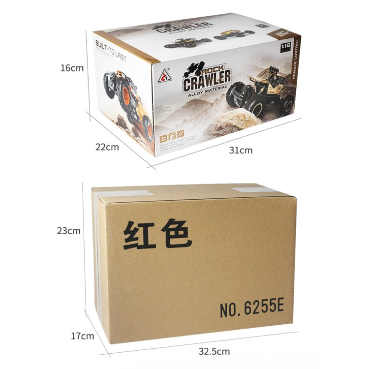 6255 2.4GHz 1:16 Wireless Remote Control Drift Off-road Four-wheel Drive Children Toy Car