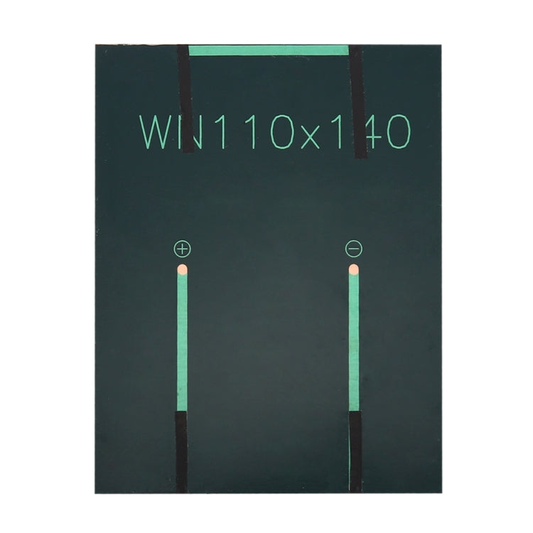 18V 1.5W 80mAh DIY Sun Power Battery Solar Panel Module Cell, Size: 110 x 140mm