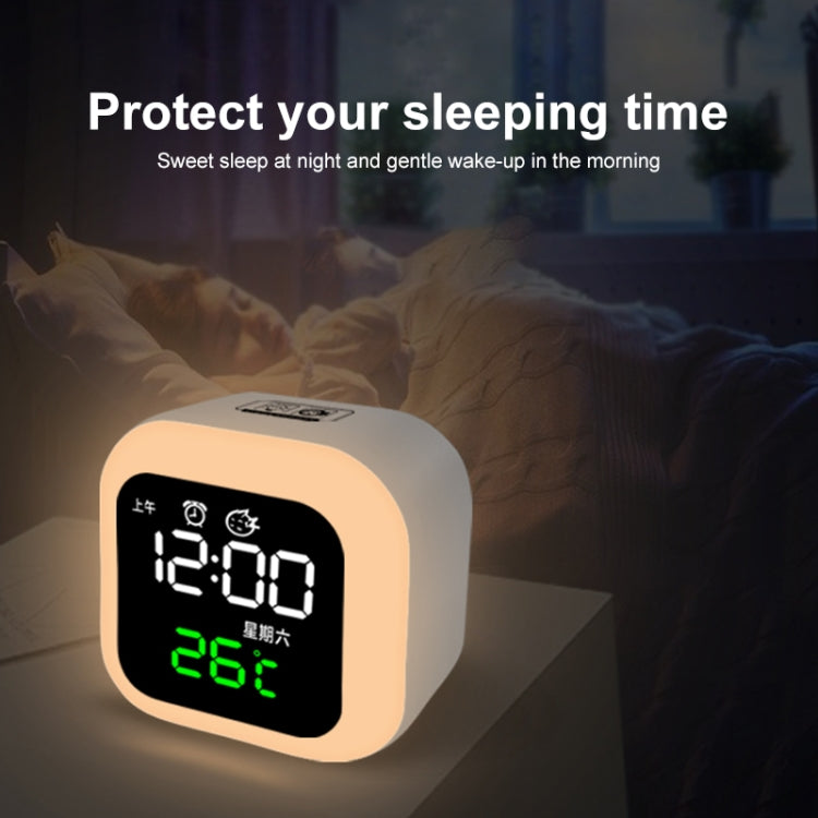USB Home Smart Clock with Night Light & Memory Function & LED Display