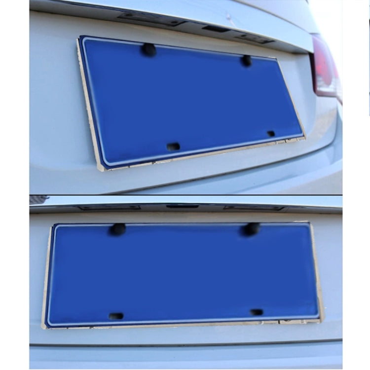Stainless Steel License Plate Bracket Vehicle License Plate Bracket Bottom Plate Automobile License Plate Conversion Frame, License Plate Bracket2