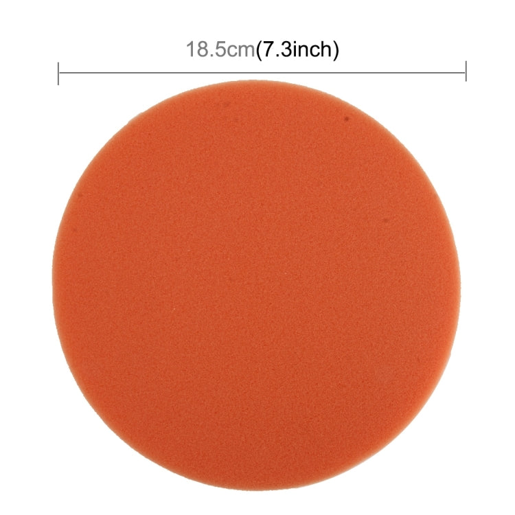 2 PCS Car Wax Sponge Round Shape Sponge High-density Waxing Sponge,Size:18.5 x 18.5cm