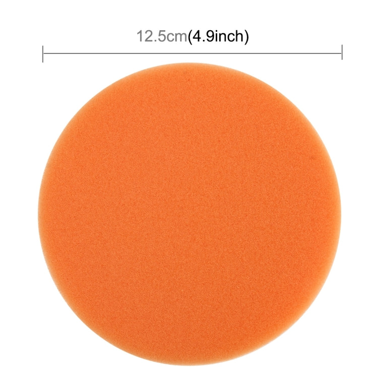 2 PCS Car Wax Sponge Round Shape Sponge High-density Waxing Sponge,Size:12.5 x 12.5cm