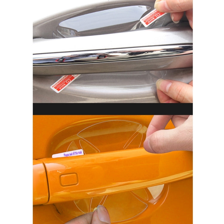 4 PCS Car Auto OPVC Door Bowl Handle Anti-scratch Protective Film for Honda, For Honda
