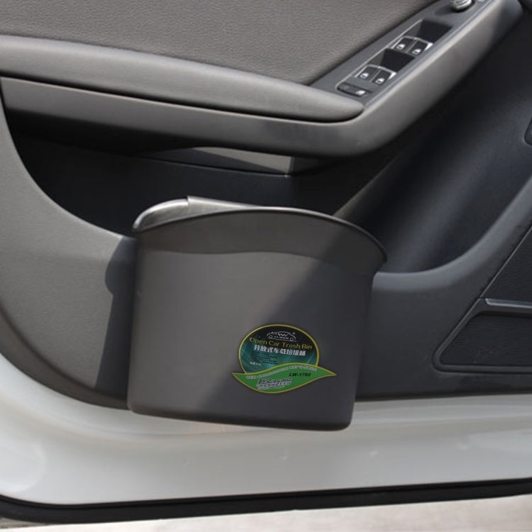 2.0L LW-1795 Universal Open Car Trash Bin with Hanger Clip