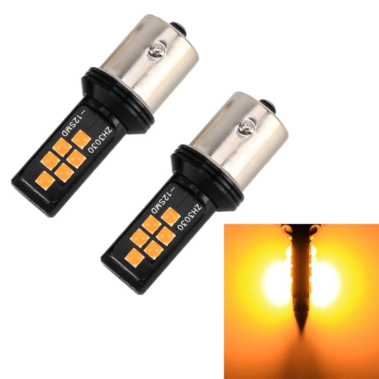 2 PCS 1156 DC9-16V / 3.5W Car Auto Turn Lights 12LEDs SMD-ZH3030 Lamps, with Constant Current