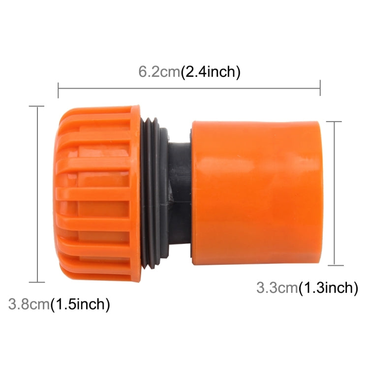 Hose Connector Garden Tools Quick Connectors Repair Damaged Leaky Adapter Garden Water Irrigation 3/4 inch Connector Joints Garden Irrigation Watering Straight Gun, Random Color Delivery
