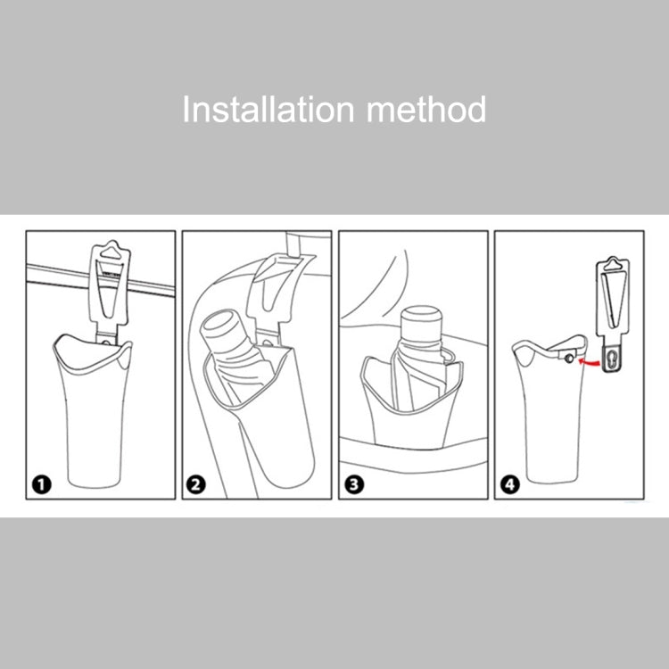 SHUNWEI SW-1609 Multi-function Waterproof Car Umbrella Organizer Storage Box Holder Case