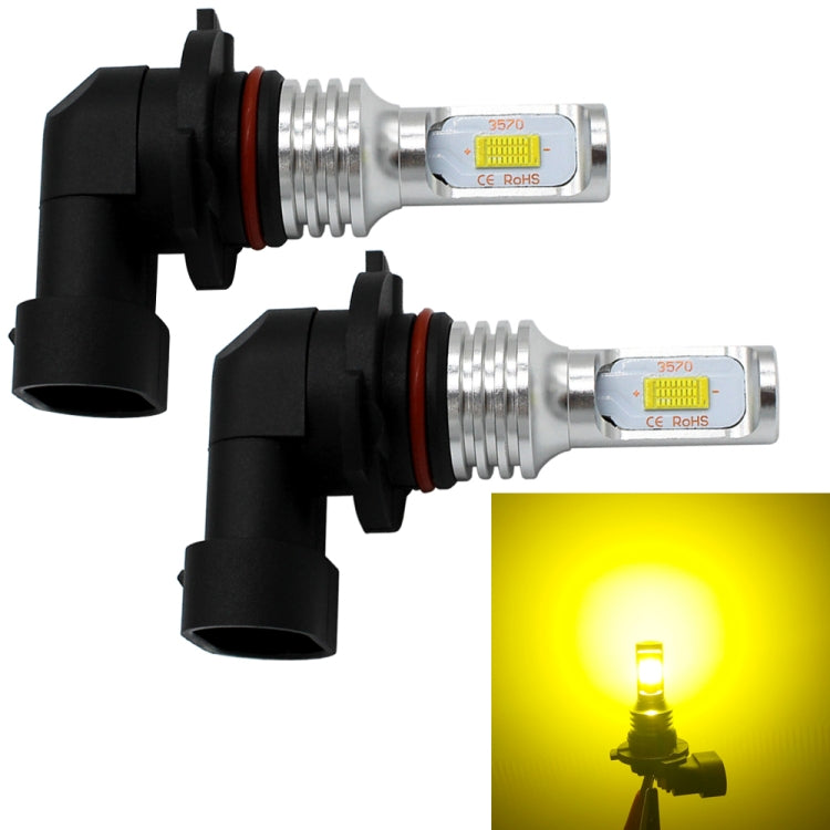 2 PCS 9005 HB3 72W 1000LM 6000-6500K Super Bright White Light Car Fog LED Bulbs, DC 12-24V