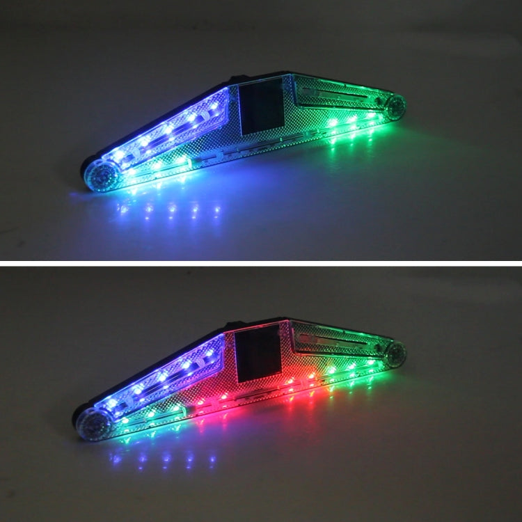 Solar Anti Collision Cupule Ranger Lamp Car Taillight LED Flash Warning Light Caution Light Foldable Solar Cupule Warning Lamp with Temporary Parking License