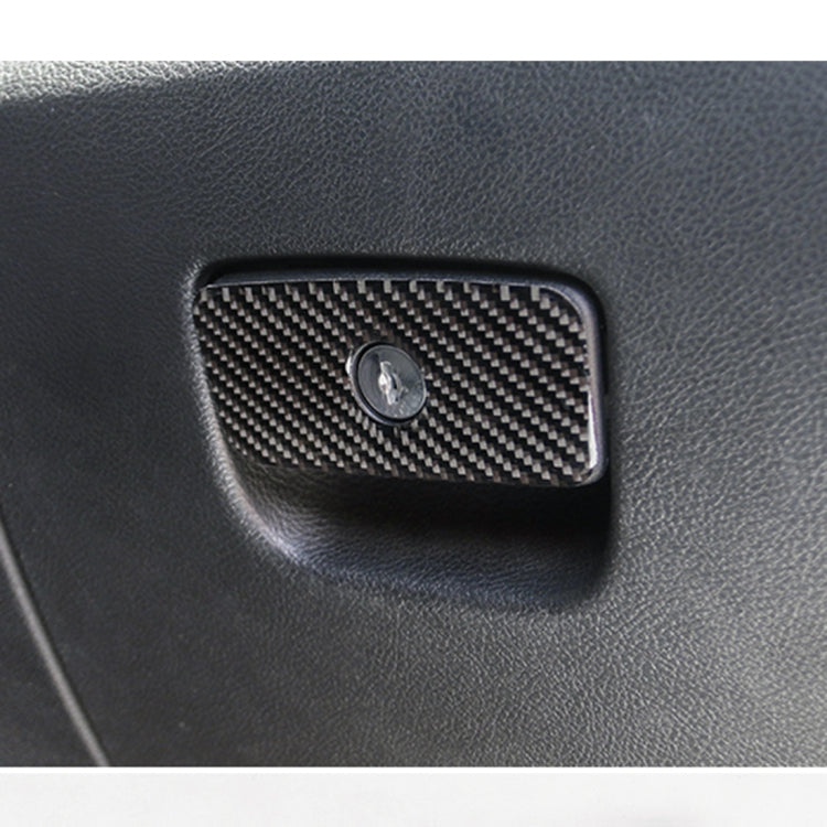 Car Front Passenger Seat Storage Box Carbon Fiber Decorative Sticker for Jeep Grand Cherokee 2011-2018