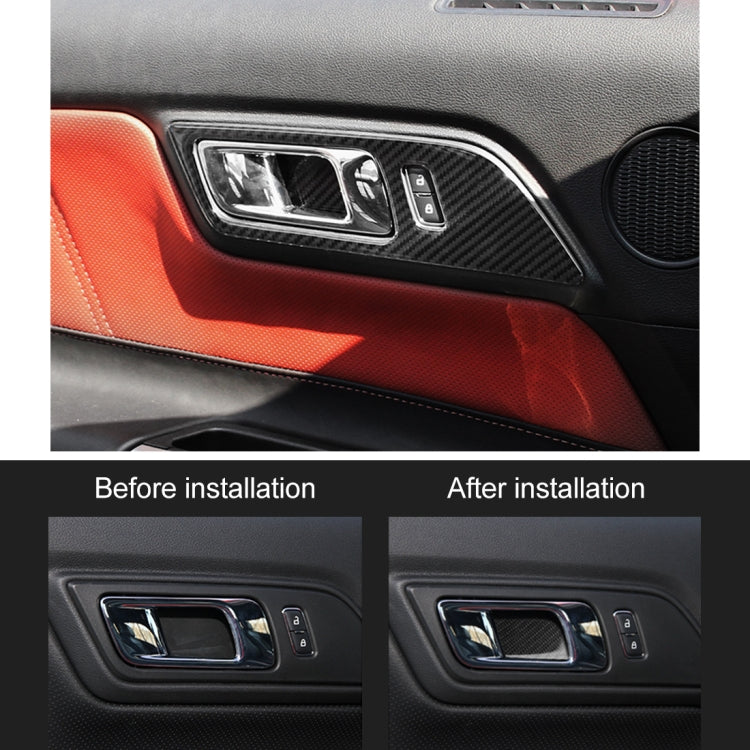 2 PCS Car Door Bowl Decorative Sticker for Ford Mustang 2015-2020