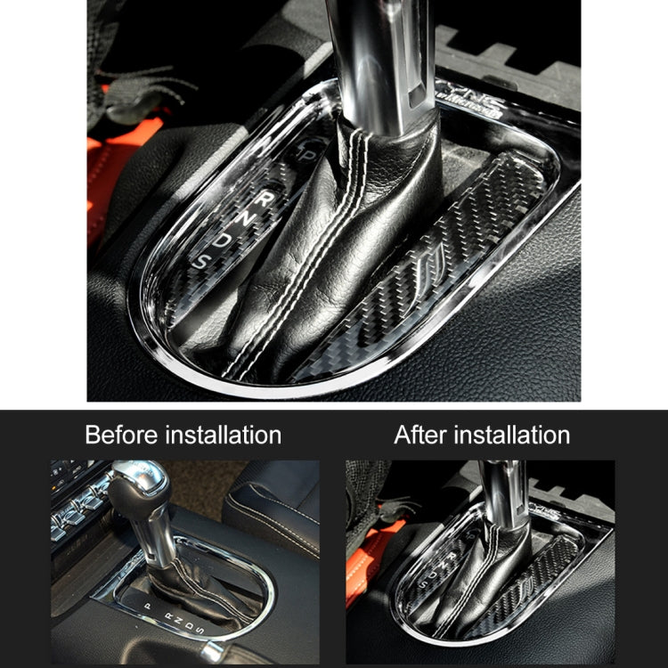 2 PCS Car Gear Panel Decorative Sticker for Ford Mustang 2015-2020
