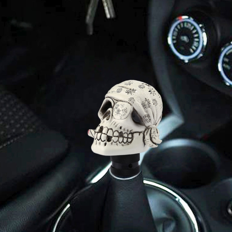 Pirate Skull Shaped Universal Vehicle Car Shifter Cover Manual Automatic Gear Shift Knob