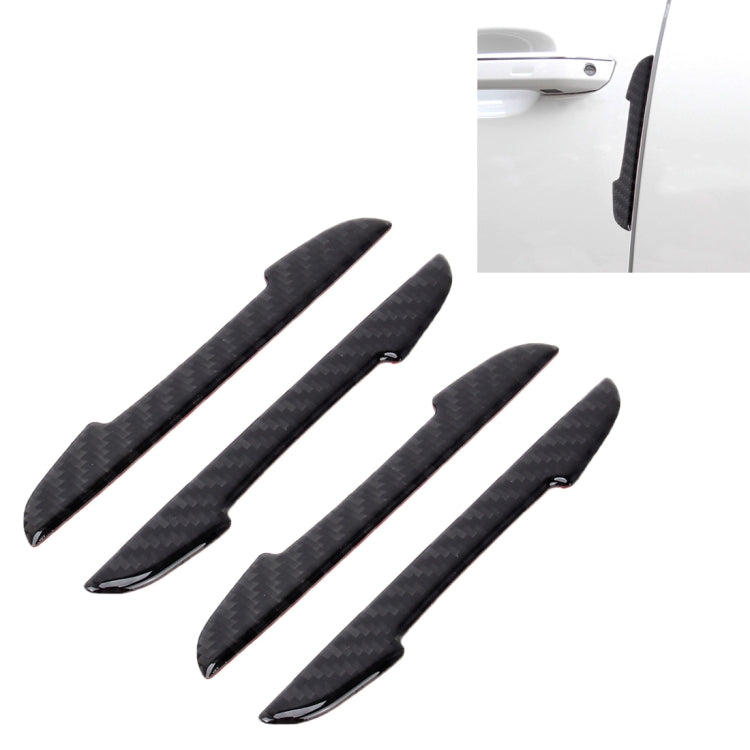 4 in 1 Carbon Fiber Car Auto Side Door Edge Guard Protection Trims Stickers