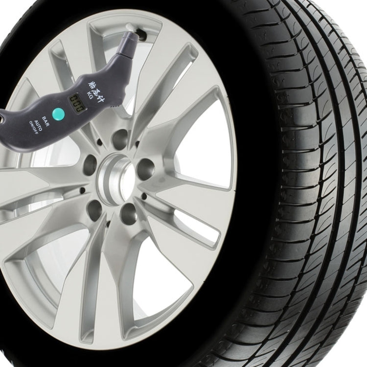 ROSH 86015 LCD Display Screen Digital Tire Gauge, Pressure Range: 0.1-10G