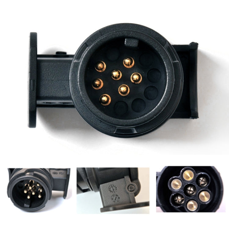 12V 13Pin to 7Pin Car Plug Socket Wiring Connector Adapter Car Plug Socket for Trailer / Truck / Bus, European Car