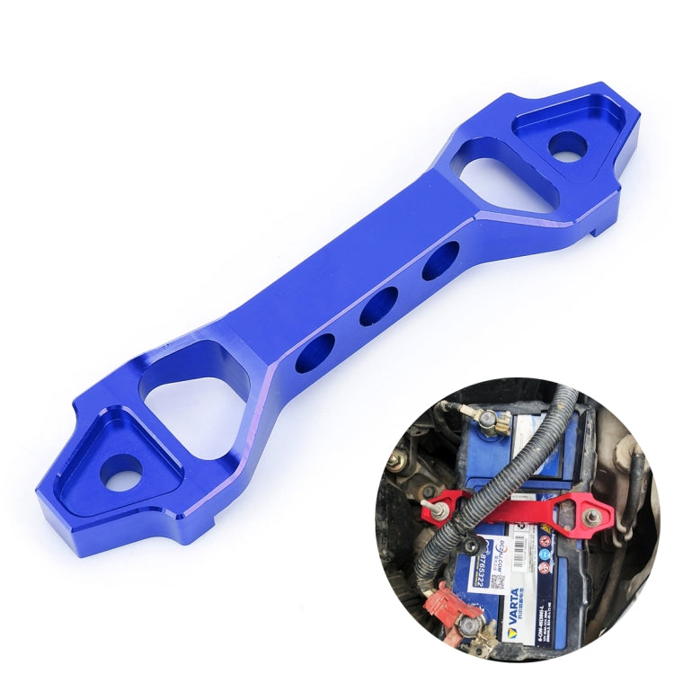 Universal Car Short Arch Stainless Steel Battery Tie Down Clamp Bracket, Size: 18.2 x 4.5 x 2cm, 18.2 x 4.5 x 2cm (Red), 18.2 x 4.5 x 2cm (Blue)