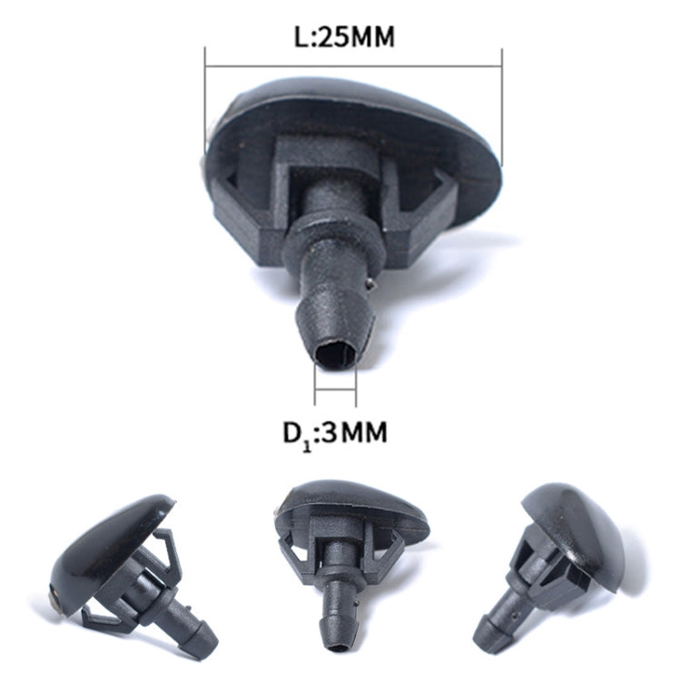 2 PCS Windshield Washer Wiper Jet Water Spray Nozzle 289313S500 / 289303S500 for Nissan Frontier (1998-2004) / Xterra (2000-2004)