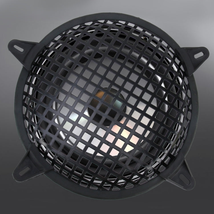 8 inch Car Auto Metal Mesh Black Square Hole Subwoofer Loudspeaker Protective Cover Mask Kit with Fixed Holder