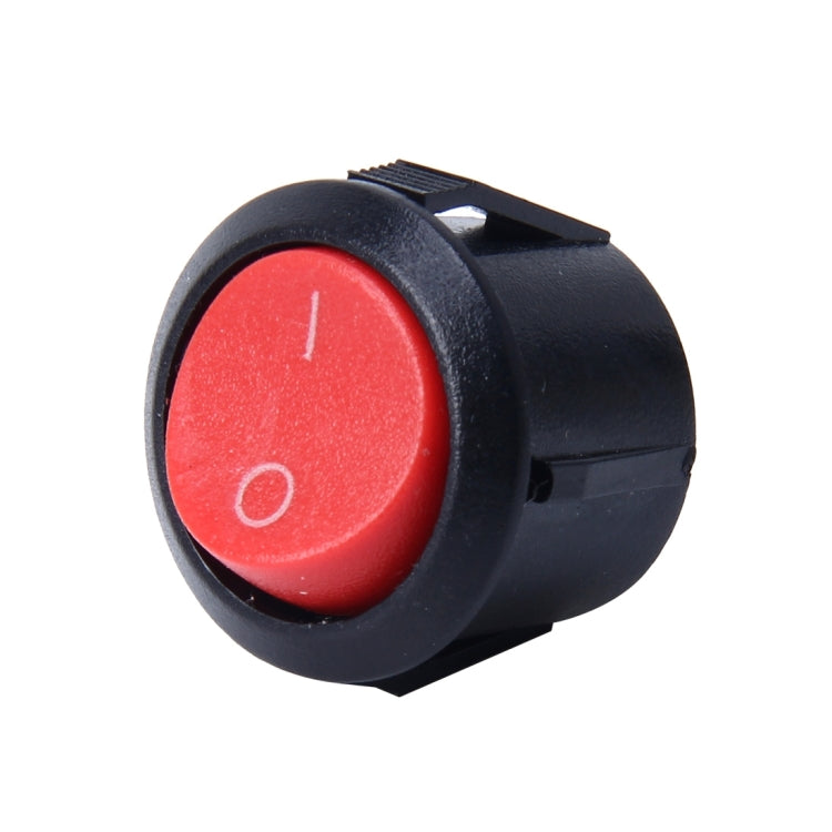 10 PCS Car Auto Universal DIY 2 Pin Round Cap OFF- ON Push Button, Short