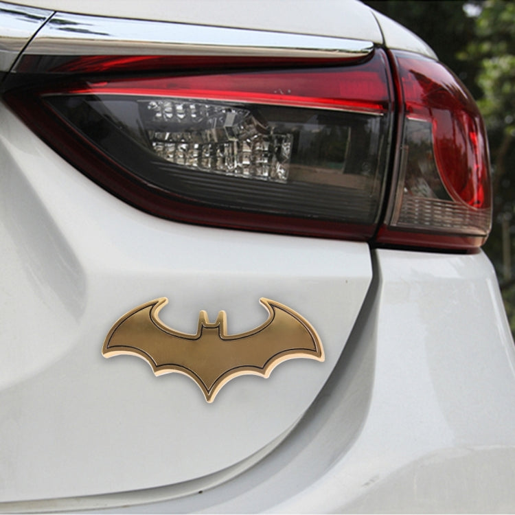 Bat Shape Shining Metal Car Free Sticker