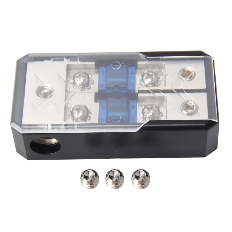 Car Stereo Car Audio Fuse Holder Insurance 60A Car Audio Fuse Holder 1 in 2 Ways Car Auto Fuse Holder Blade Fuse Holder for Car Audio