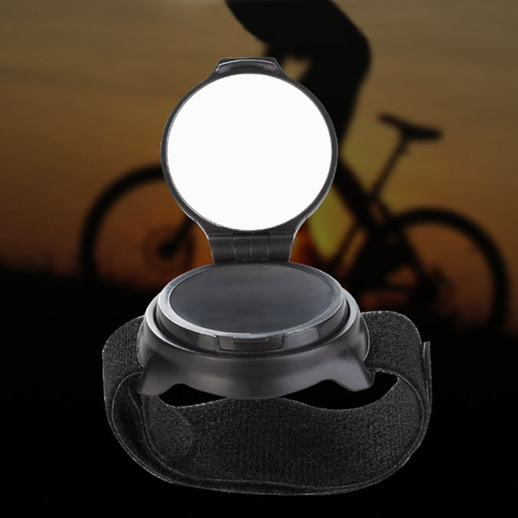 Bicycle 360 Degree Back Mirror Arm Wrist Strap Rear View Mirror