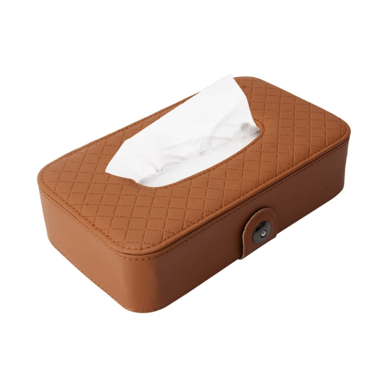 Universal Car Facial Tissue Box Case Holder Tissue Box Fashion and Simple Paper Napkin Bag with Napkin