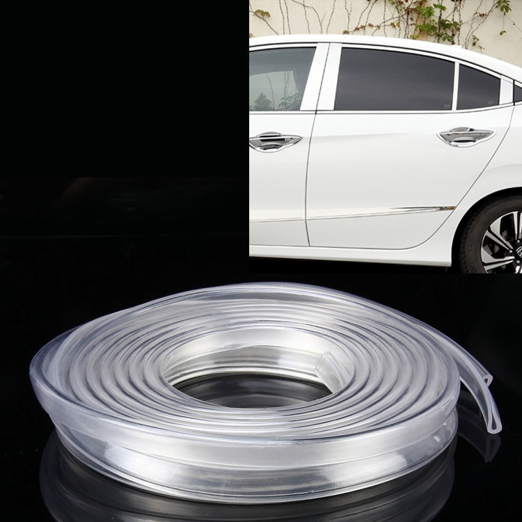 5.6m Car Decorative Strip Rubber Chrome Decoration Strip Door Seal Window Seal