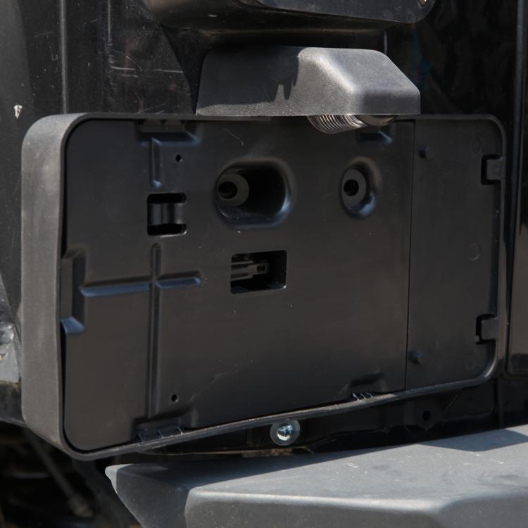 Car Tail Rear License Plate Frame Number Holder Mounting Bracket with Light for Jeep Wrangler JK 2007-2017