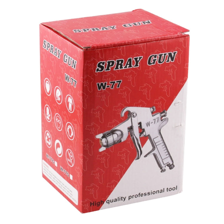 W-77 Paint Spray Gun Sprayer lower Pot Pneumatic Tool for Home Car, Hole diameter: 3mm