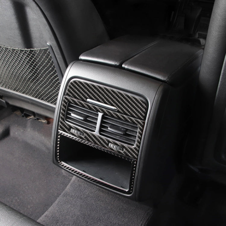 3 PCS Car Carbon Fiber Rear Air Outlet Decorative Sticker for Volkswagen Touareg