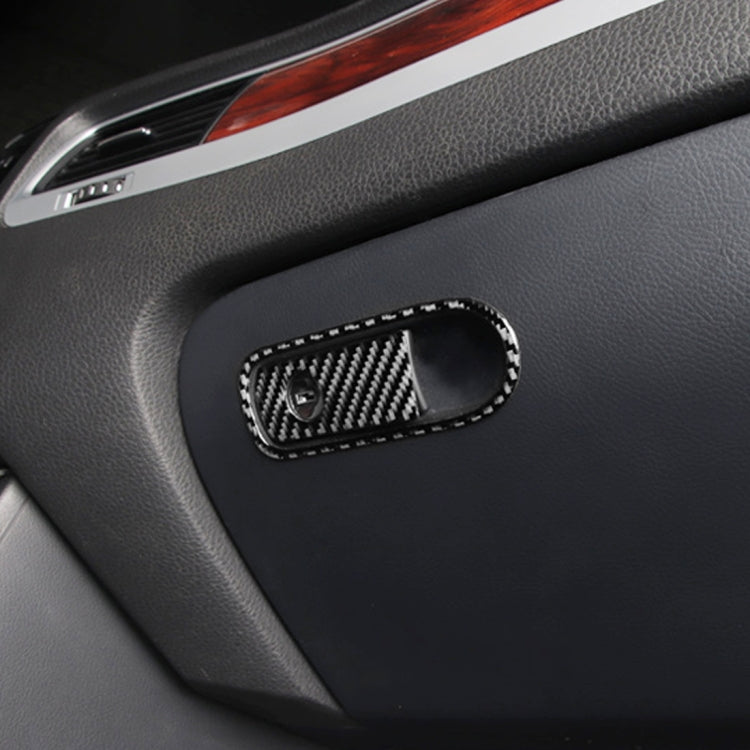 Car Carbon Fiber Front Passenger Seat Armrest Box Switch Decorative Sticker for Volkswagen Touareg