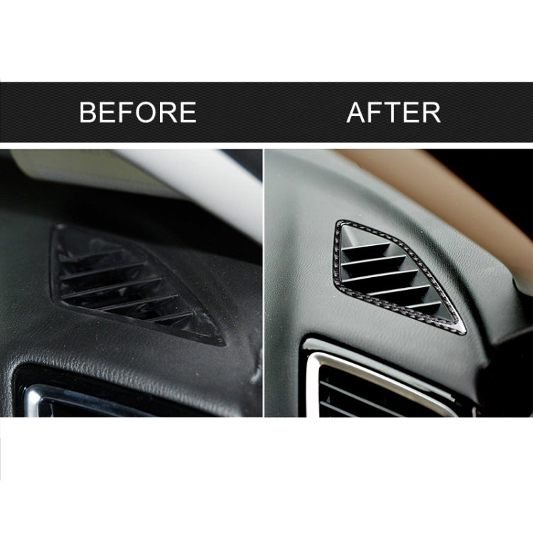 Car Carbon Fiber Instrument Air Outlet Decorative Sticker for Mazda Axela 2014 / 2017-2018