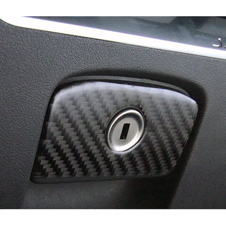 Carbon Fiber Car Storage Box Decorative Sticker for Jaguar F-PACE