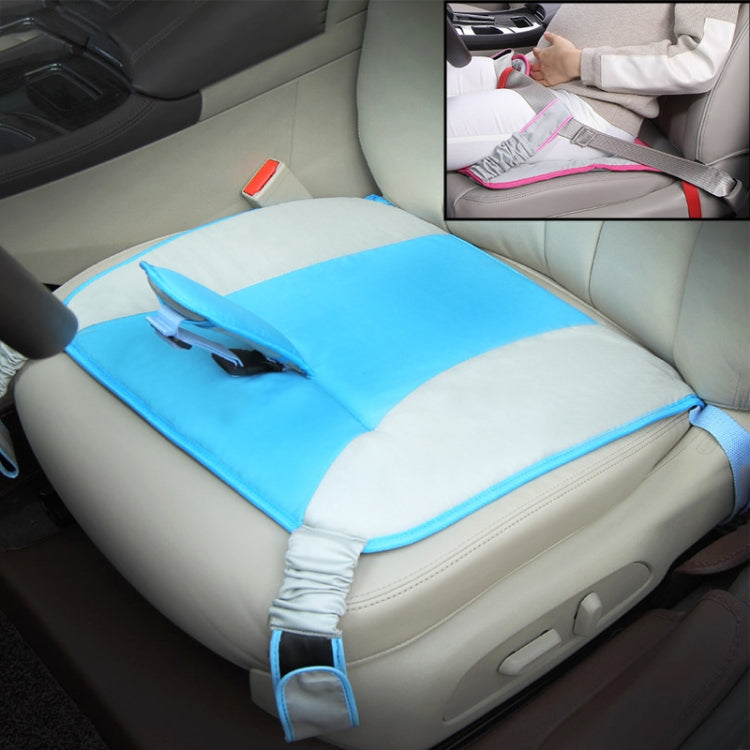 Car Safety Seat Protective Pad with Clip Back Abdominal Belt for Pregnant Woman