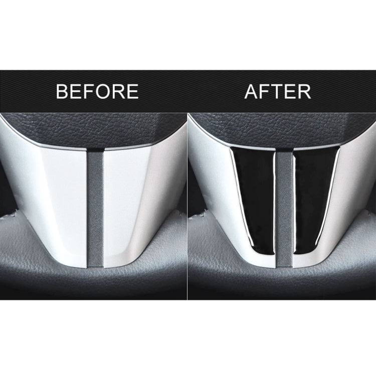 For Mazda 3 Axela 2010-2013 Car Steering Wheel Below Decorative Sticker, Left and Right Drive Universal