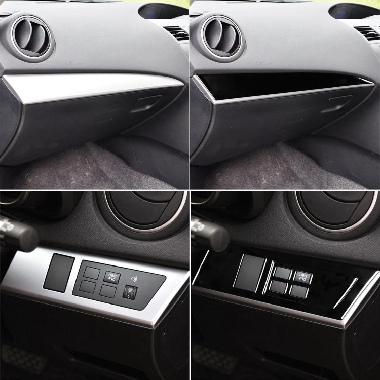 For Mazda 3 Axela 2010-2013 3 in 1 Car Both sides of Instrument Set Decorative Sticker, Right Drive