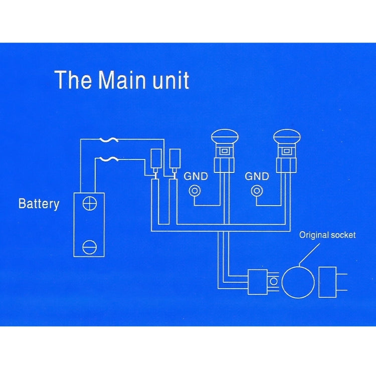H4 Halogen Lamp Brightening Line, Cable Length: 70cm