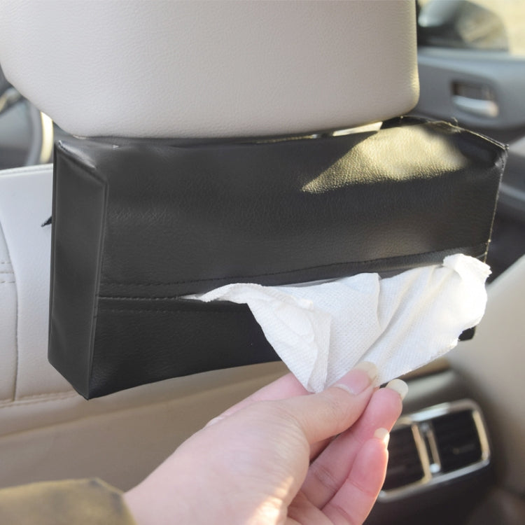 Car PU Leather Tissue Box, Size: 24x13x5cm